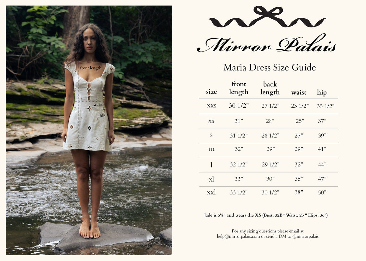 Maria Micro Mini Dress in Leite