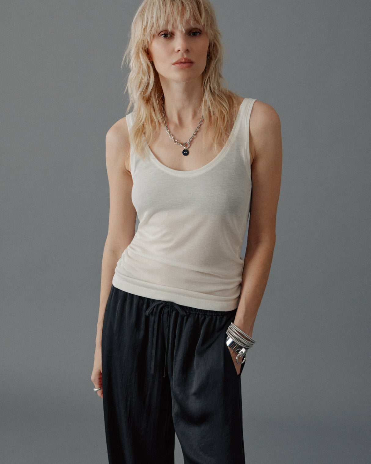 The Light Sheer Tank Top