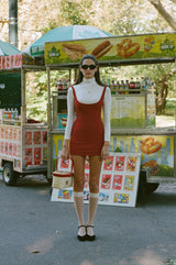 Lady Di Dress in Rouge