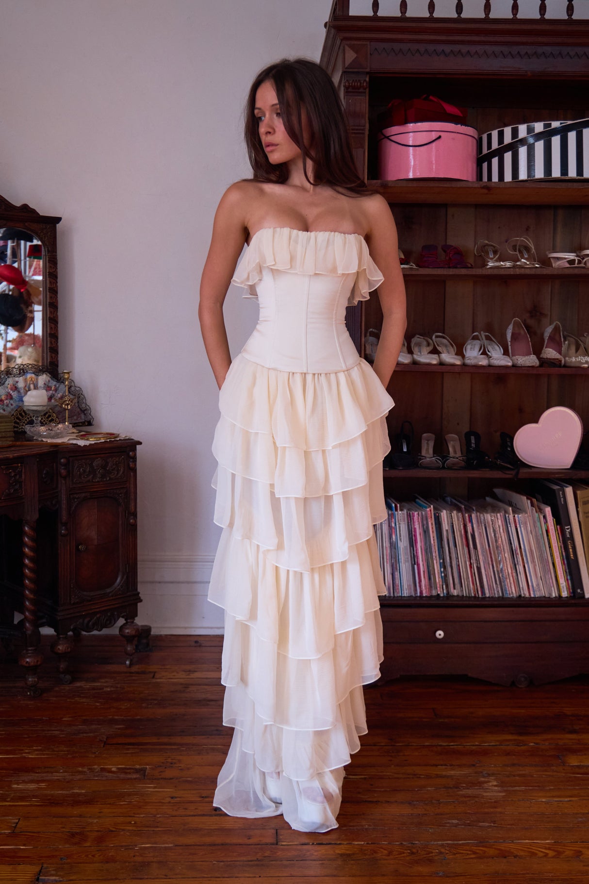 Ballet Russes Gown in Champagne