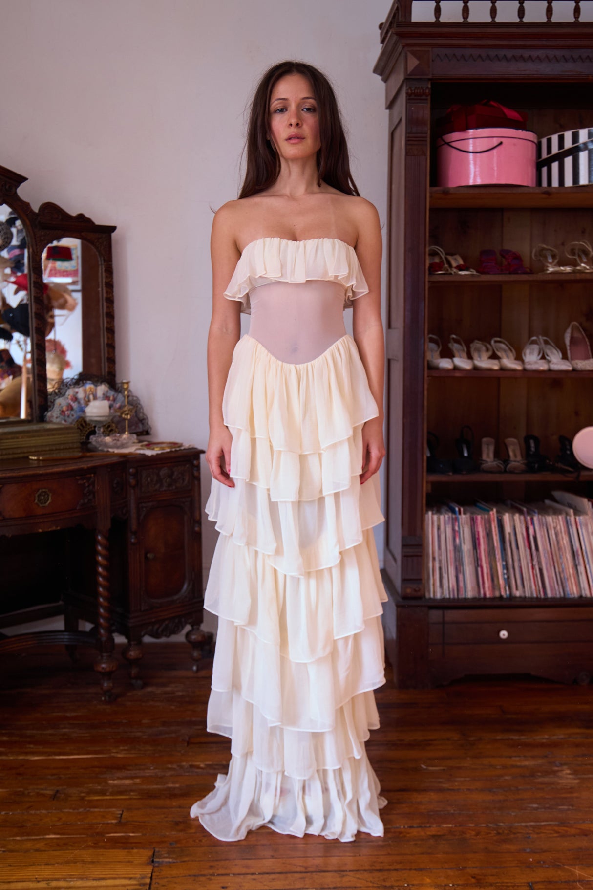 Ballet Russes Gown in Champagne