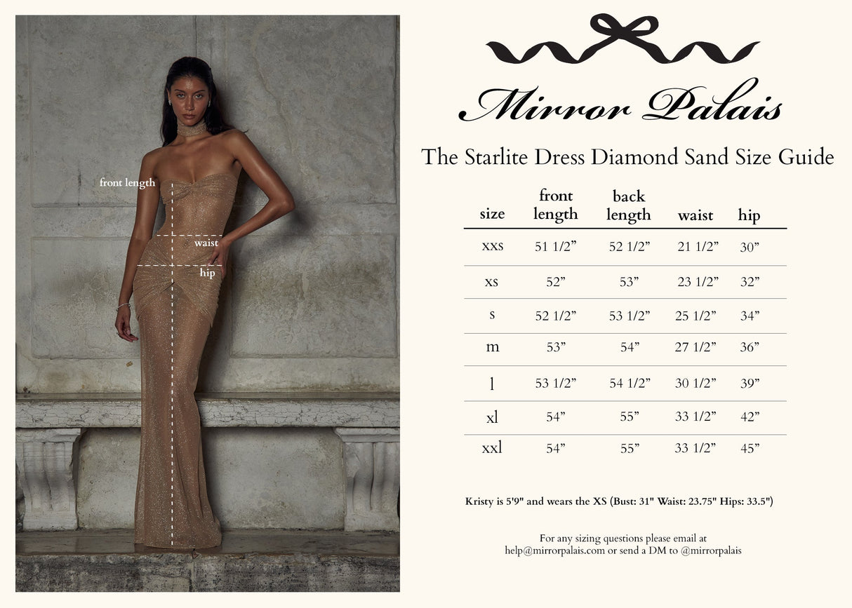 The Starlite Dress in Diamond Sand