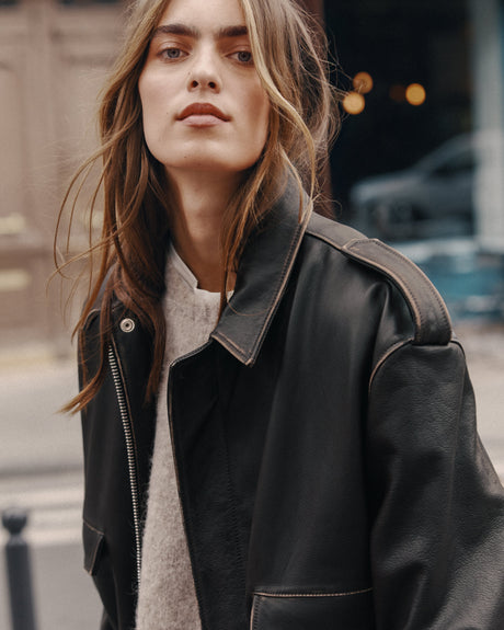 The Brown Vintage Leather Jacket