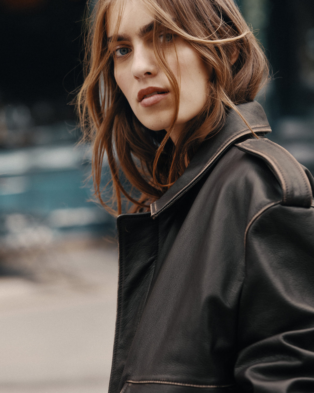 The Brown Vintage Leather Jacket