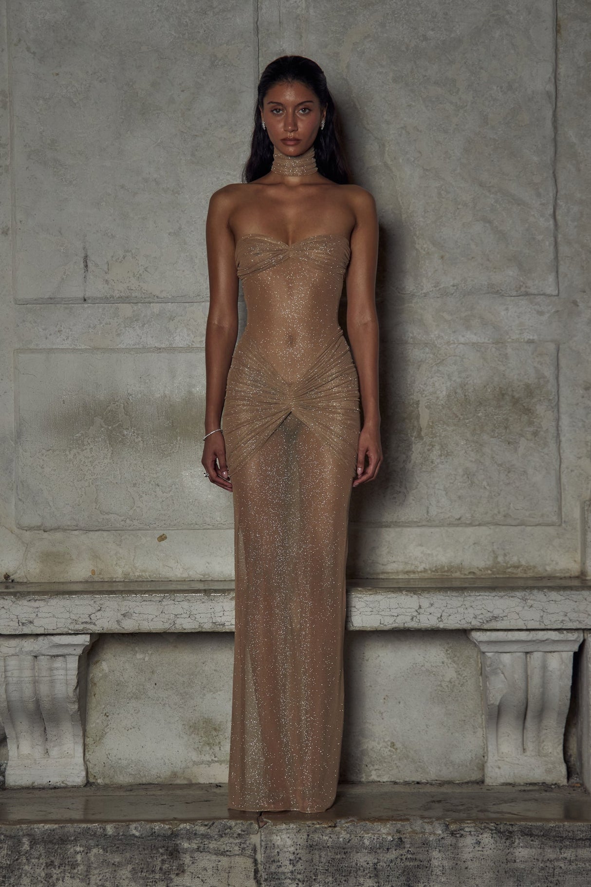 The Starlite Dress in Diamond Sand